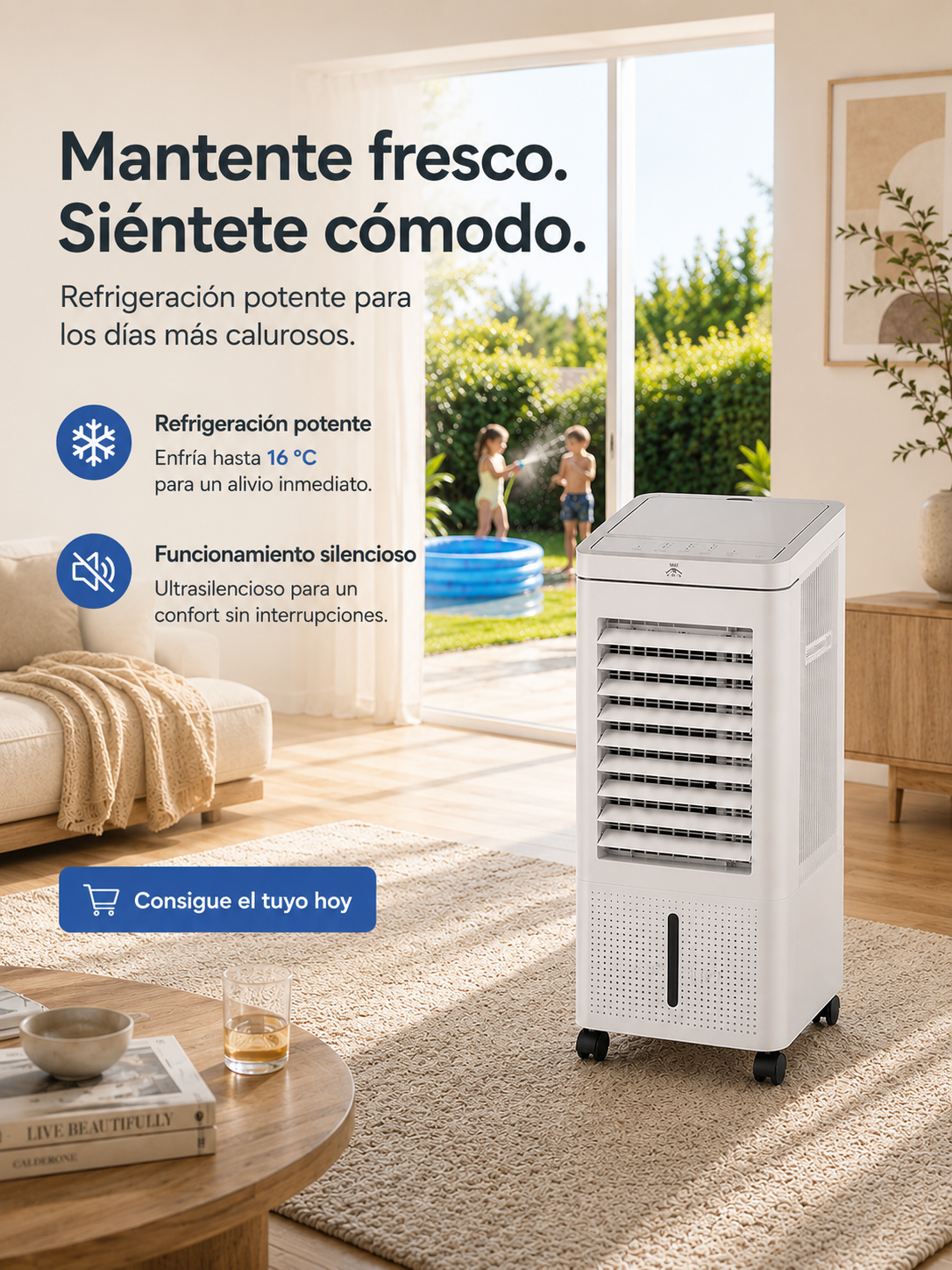 Frisoria Max — Climatiseur Portable Puissant 25 m²