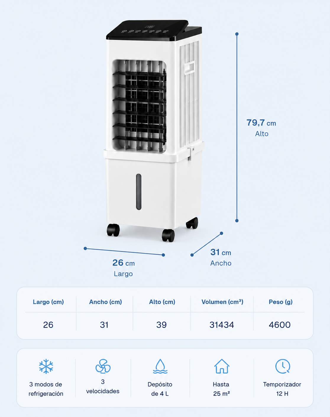 Frisoria 3-en-1 — Climatiseur Ultra Silencieux 60 dB