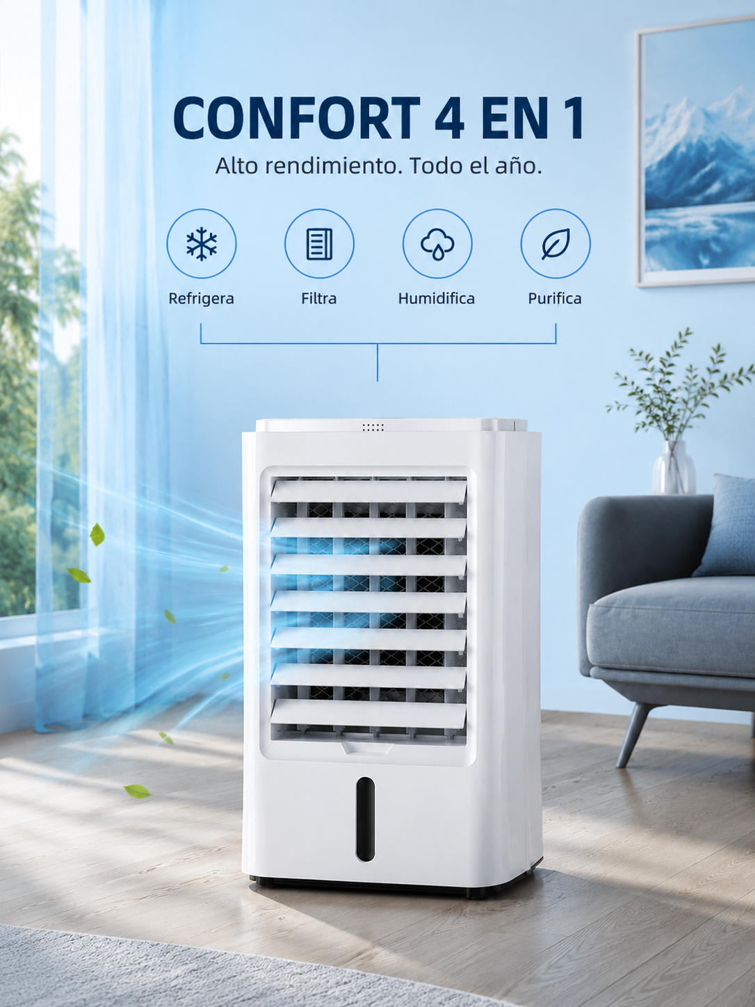 Frisoria Compact Pro — Mini Climatiseur USB pour Bureau