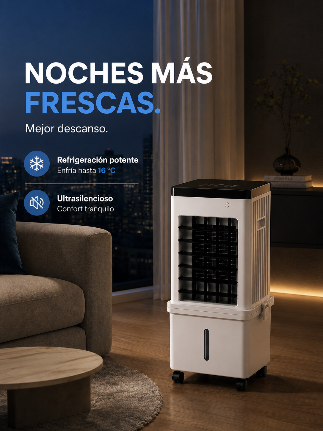 Frisoria Pro — Climatiseur Silencieux 9000 BTU 4-en-1