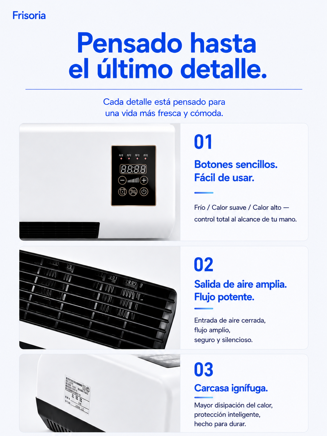Frisoria Wall Pro — Climatiseur Mural Autonome à Installer
